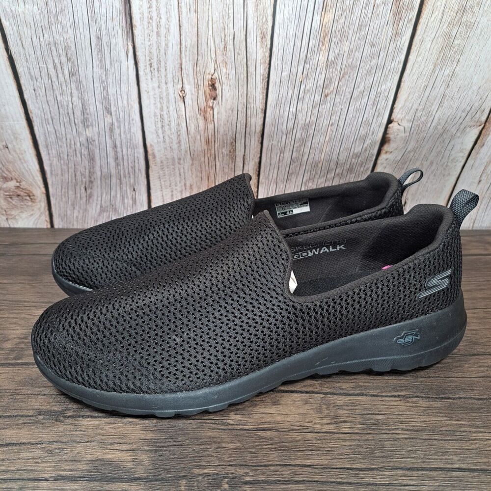 Skechers Go Walk Joy 15600 Black Slip On Mesh Loafer Women's Size 10